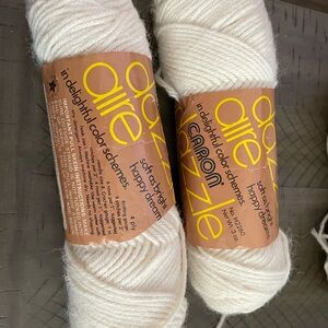 Caron Dazzle Aire White Yarn